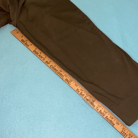 St. John's Bay Stretch olive green capris comfy hook zipper closure NEW size 12 - Picture 11 of 14